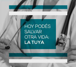 hoy podés salvar otra vida: LA TUYA